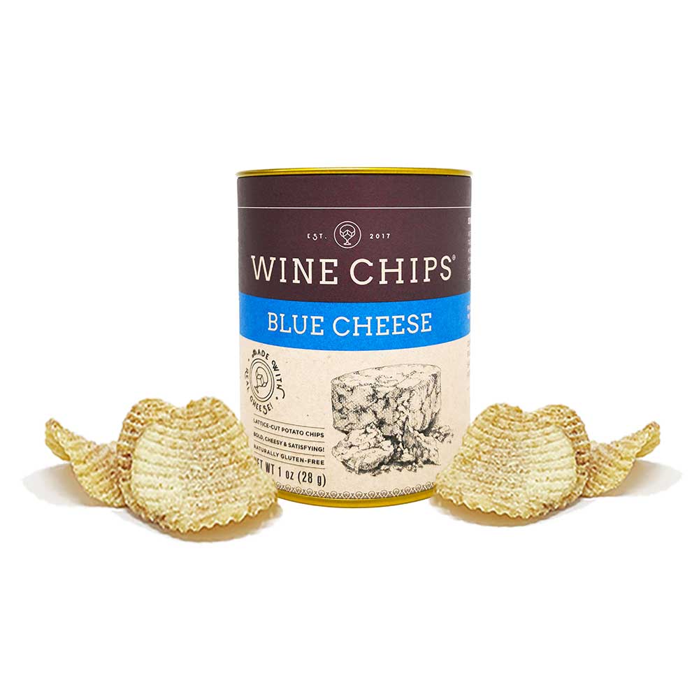 1 OZ. BLUE CHEESE ESTATE CASE OF 12 Wine Chips